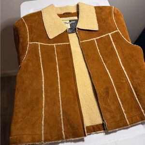 Wrangler Tan and Cream vintage jacket